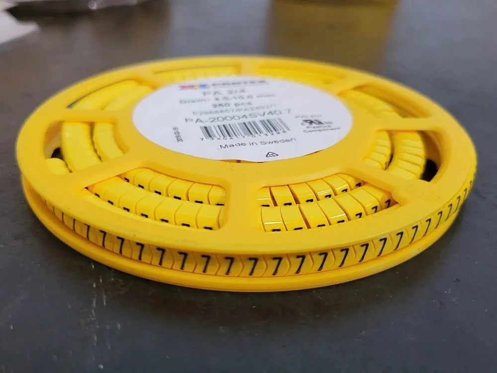 PA 2/4 Character 7 Cable Marker PA-20004SV40.7