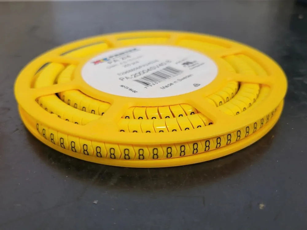 PA 2/4 Character 8 Cable Marker PA-20004SV40.8 (250 pcs)