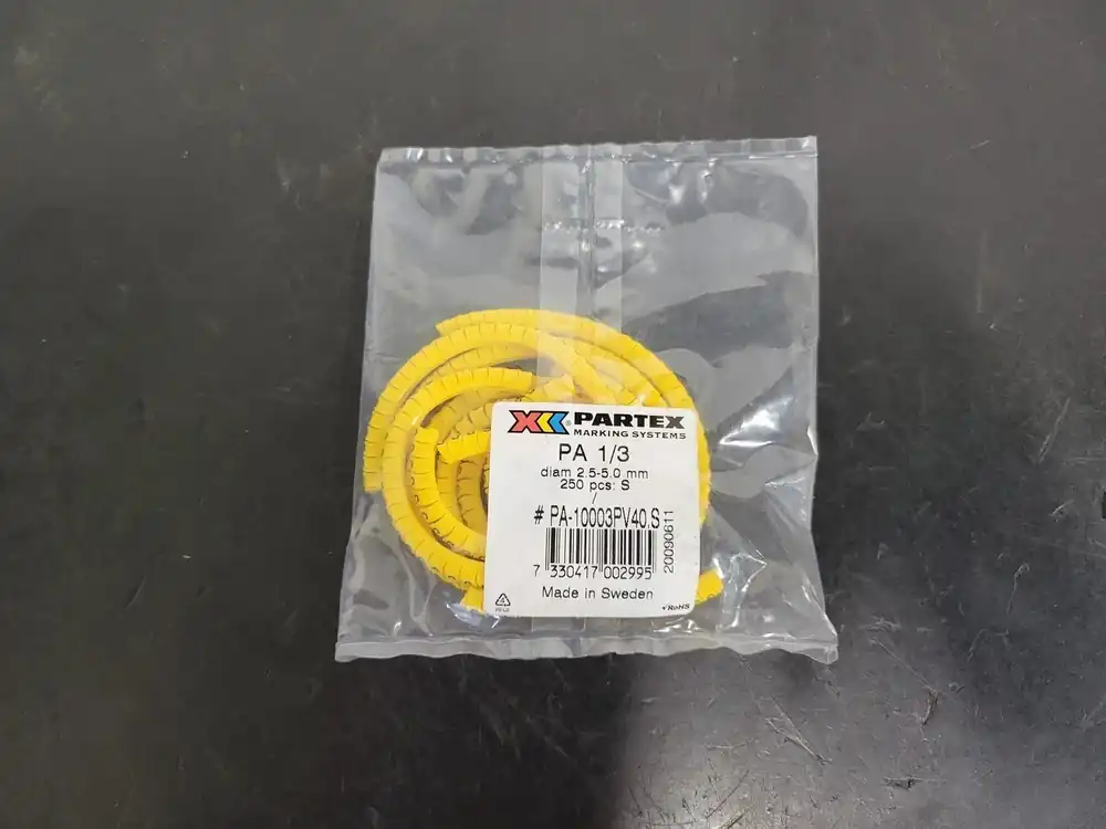 PA 1/3 Character S Cable Marker PA-10003PV40.S (250 pcs)