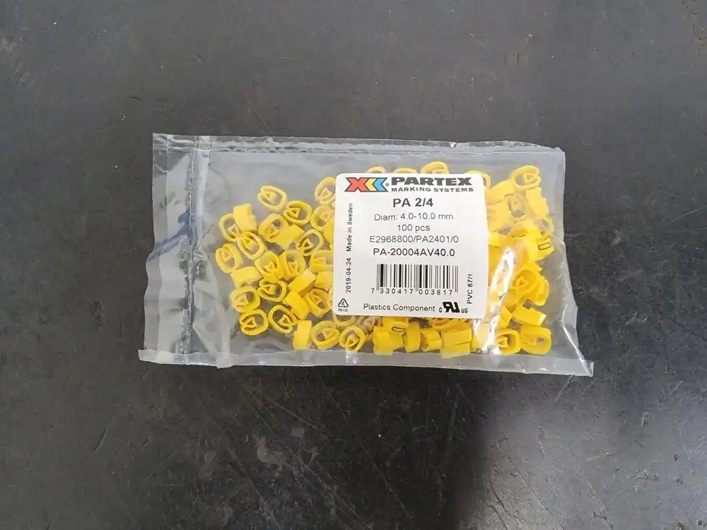 PA 2/4 Character 0 Cable Marker PA-20004AV40.0 (100 pcs)