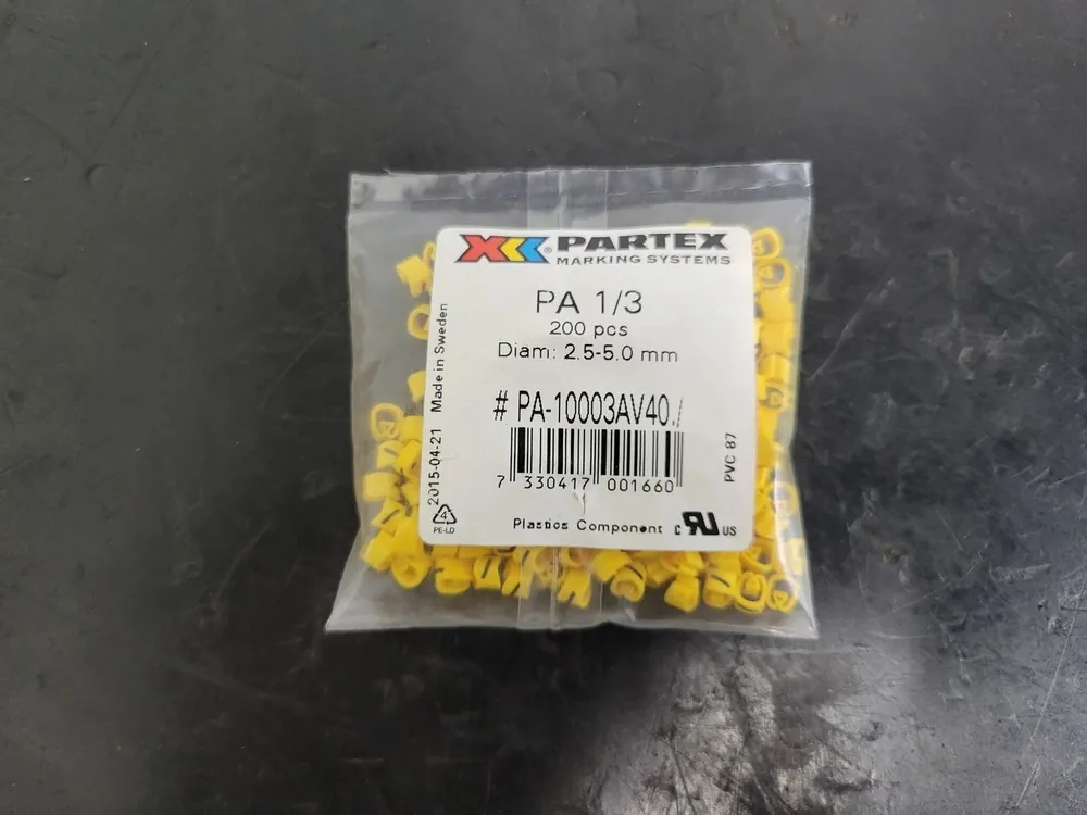 PA 1/3 Character / Cable Marker PA-10003AV40./ (200 pcs)