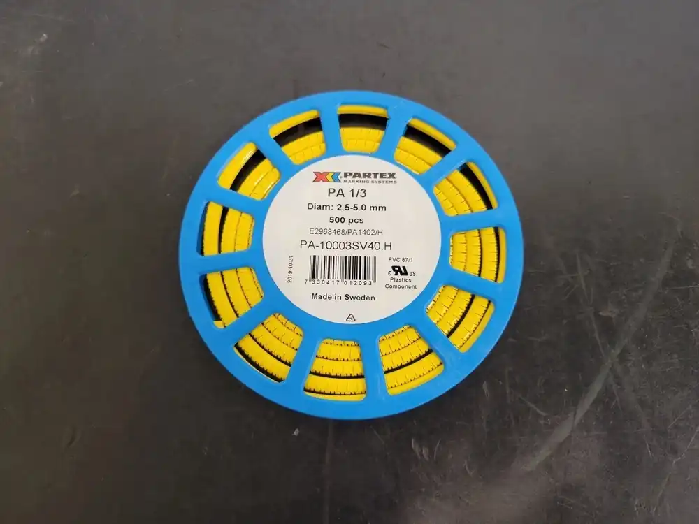 PA 1/3 Character H Cable Marker PA-10003SV40.H (500 pcs)