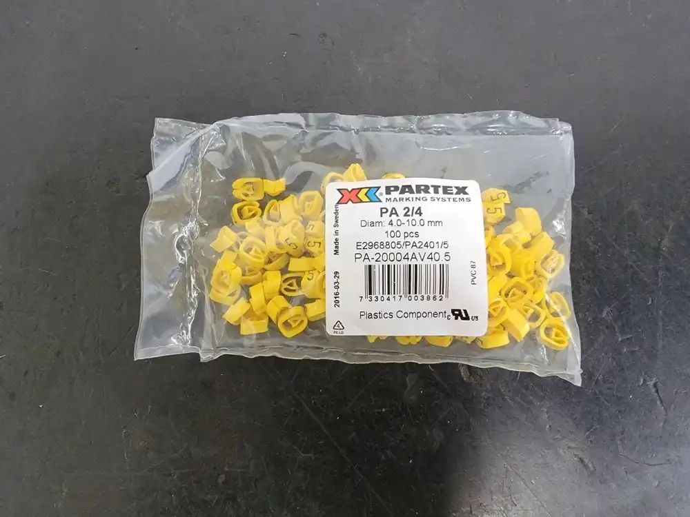 PA 2/4 Character 5 Cable Marker PA-20004AV40.5 (100 pcs)