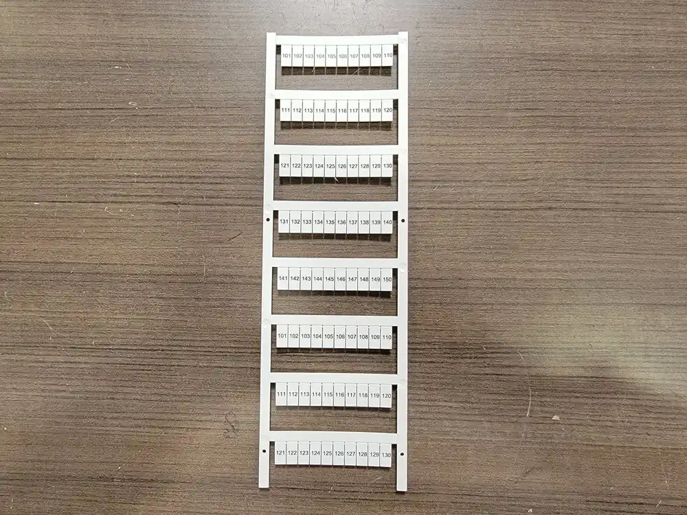 Terminal Block Snap-In Individual Marker Card 1492-MS6X12H101-150 (Box of 5)