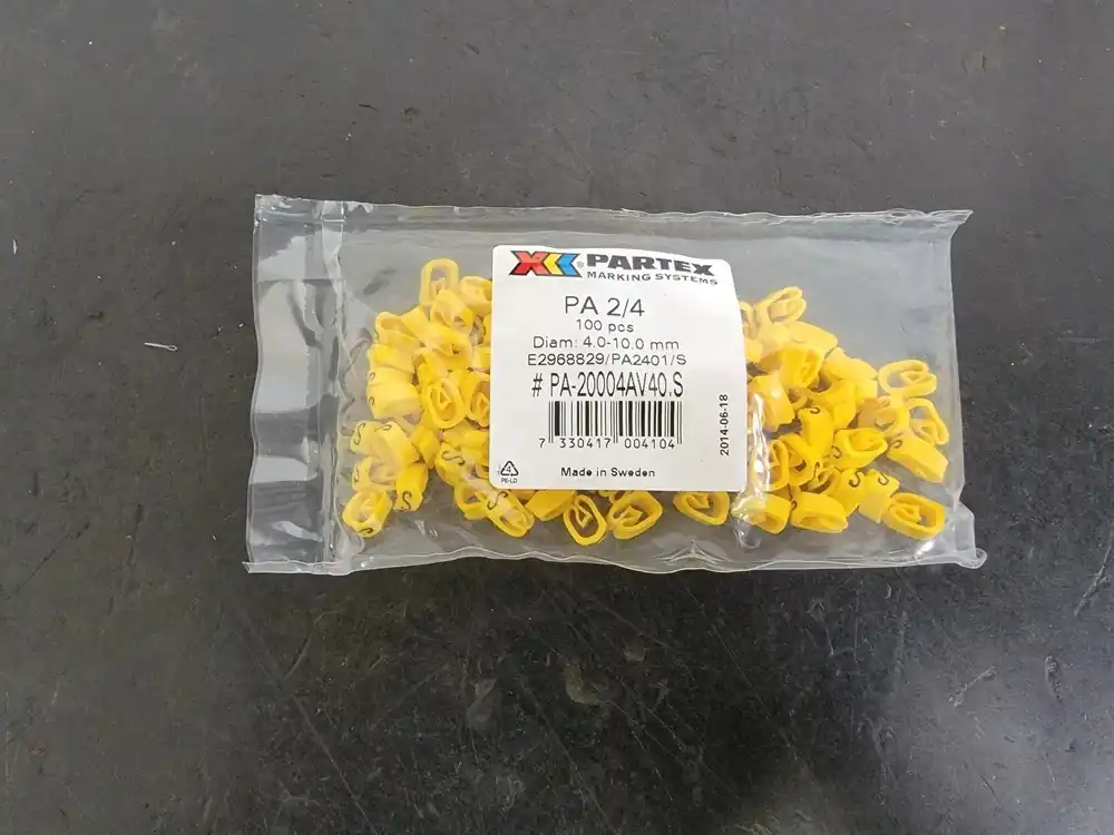 PA 2/4 Character S Cable Marker PA-20004AV40.S (100 pcs)