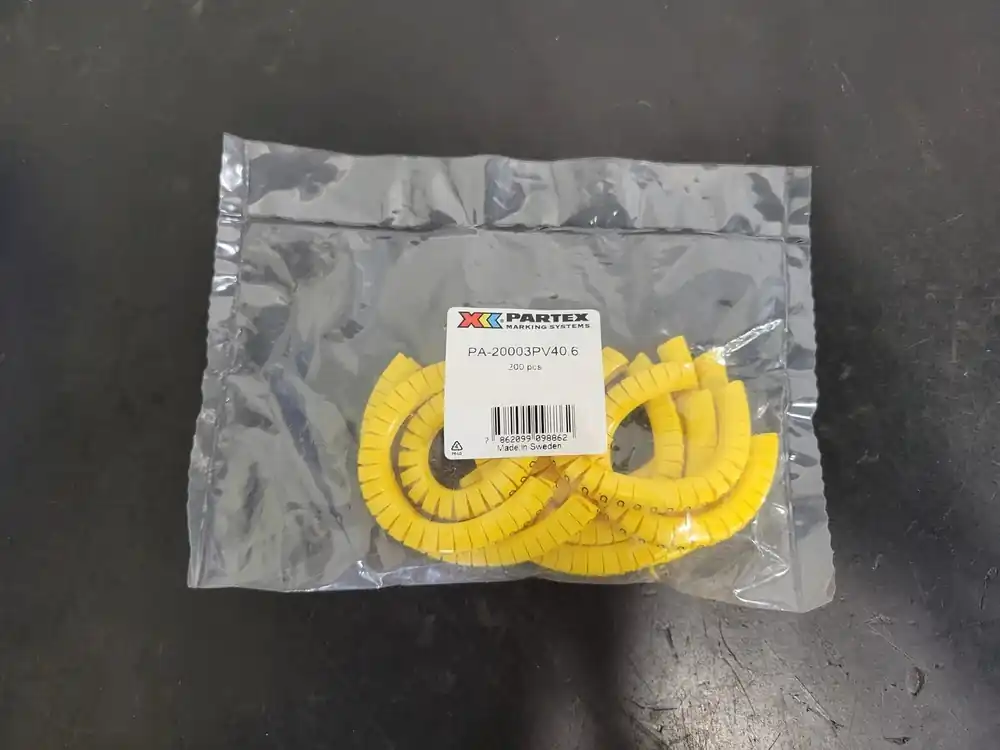 PA 1/3 Character 6 Cable Marker PA-10003PV40.6 (250 pcs)