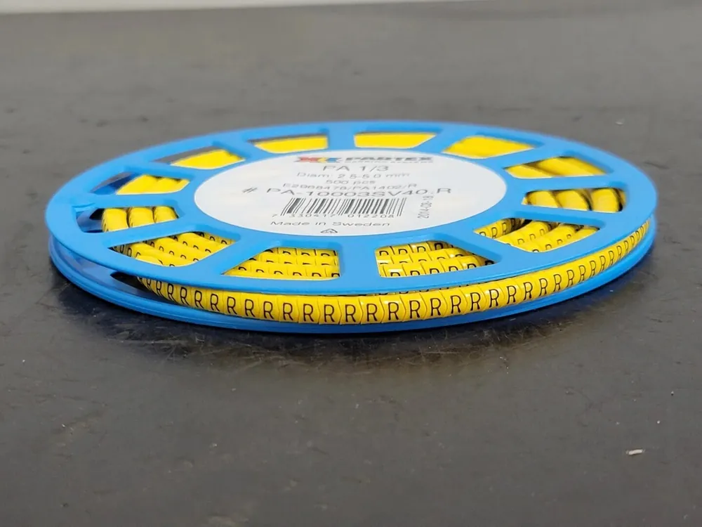 PA 1/3 Character R Cable Marker PA-10003SV40.R
