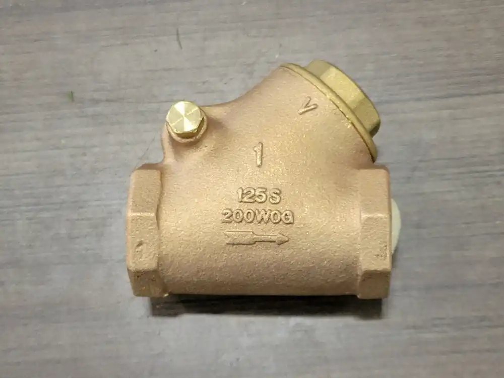 1" 200 WOG Bronze Check Valve N10162-100BR