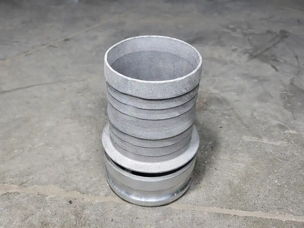 4" Camlock Hose Barb, E400, Type E, Aluminum
