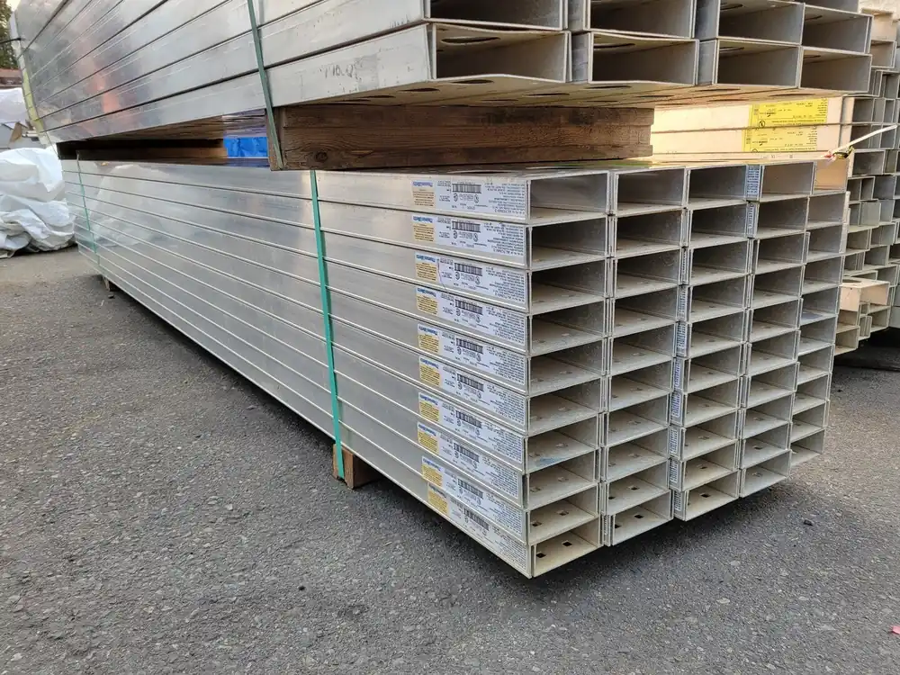 4 in. x 10 ft. Aluminum Channel Tray ALTC04V-3