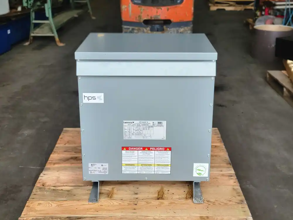 75 kVA Transformer 600 pri. volts, 208Y/120 sec. volts, EG3A0075PB