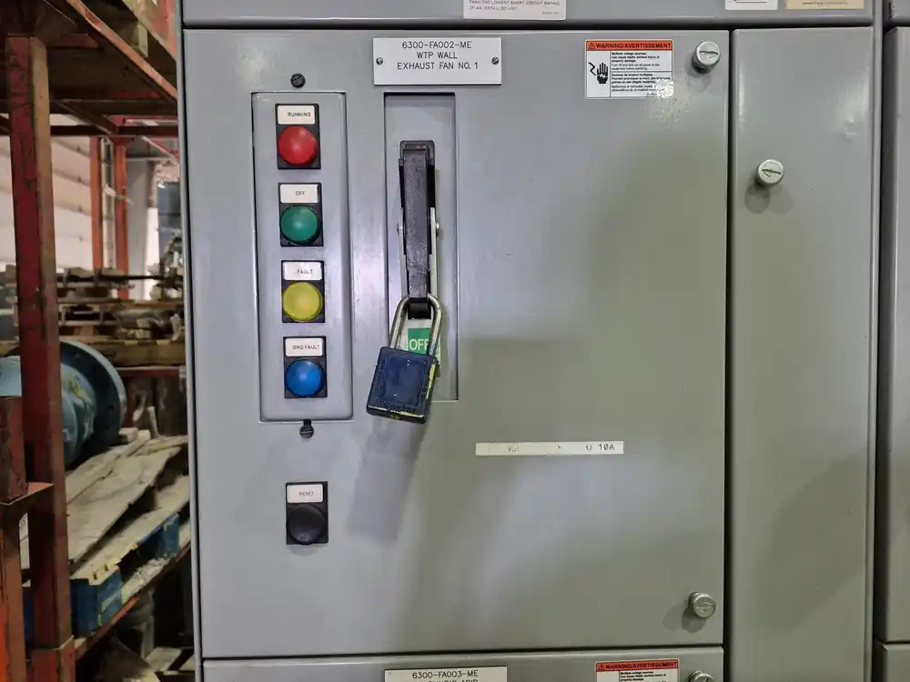 3 hp 600V 3-Ph Motor Control Center Bucket 05FA