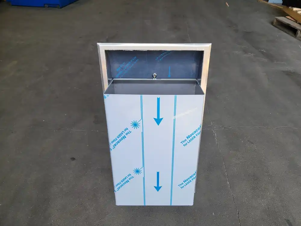 Recessed Waste Receptacle, Satin Finish, 12-Gallon, B-3644