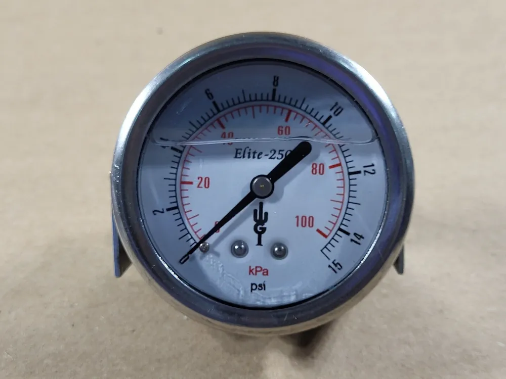 2.5", 0-15 PSI Pressure Gauge WJ7240P-S (Box of 8)