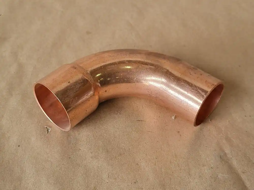1-1/2" (1-5/8" OD), 90 Deg Copper Elbow W2355 (Box of 19)