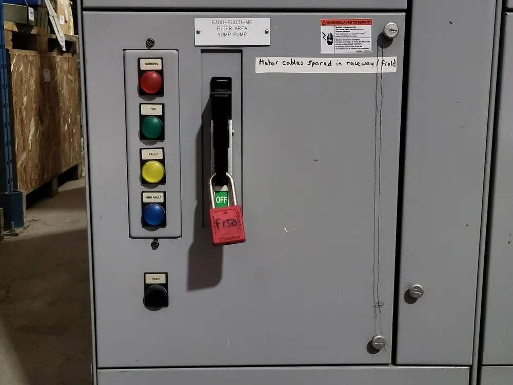 5 hp 600V 3-Ph Motor Control Center Bucket 01FJ