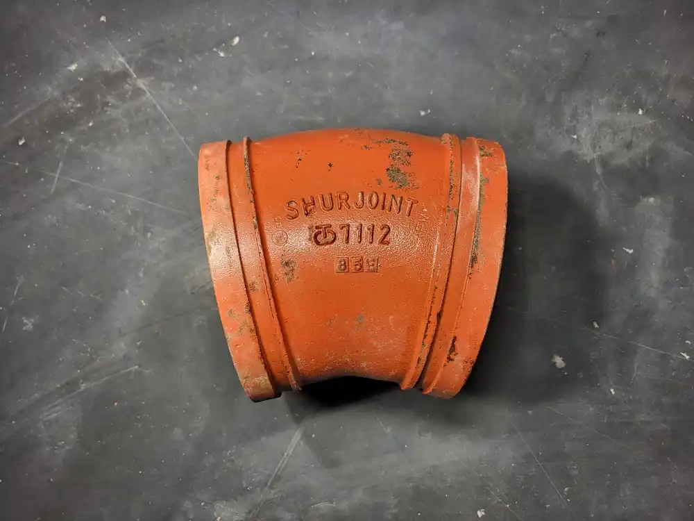 6" 22.5 Deg Elbow Grooved End 7112