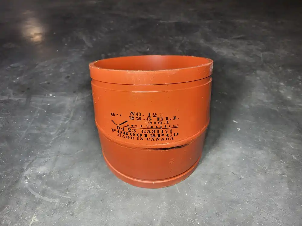 8" 22.5 Deg Elbow Grooved End No. 12