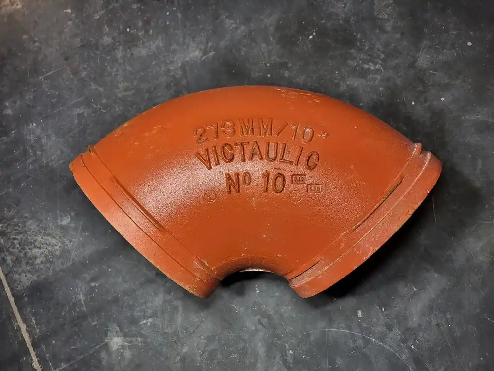 10" 90 Deg Elbow Grooved End No. 10