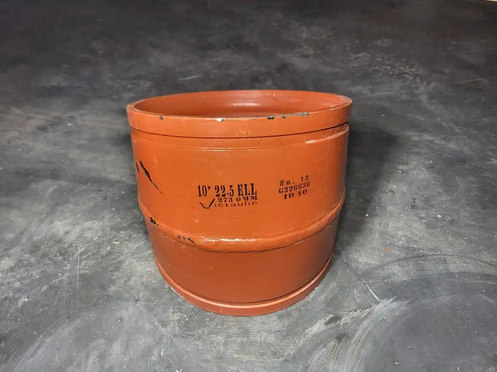 10" 22.5 Deg Elbow Grooved End No. 12