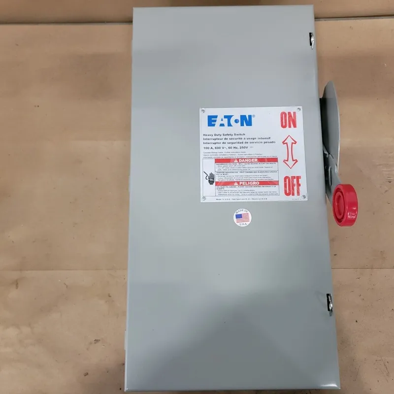 100 Amp 600 volts Heavy Duty Safety Switch DH363FGK