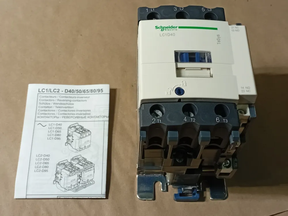 40Amp, 30hp, 110V Magnetic Contactor LC1D40F7