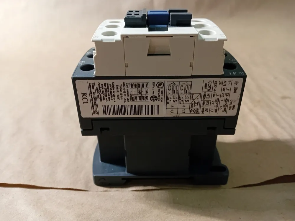 25 Amp, 3 Pole, 3 NO, 115 VAC Coil Contactor 52296548