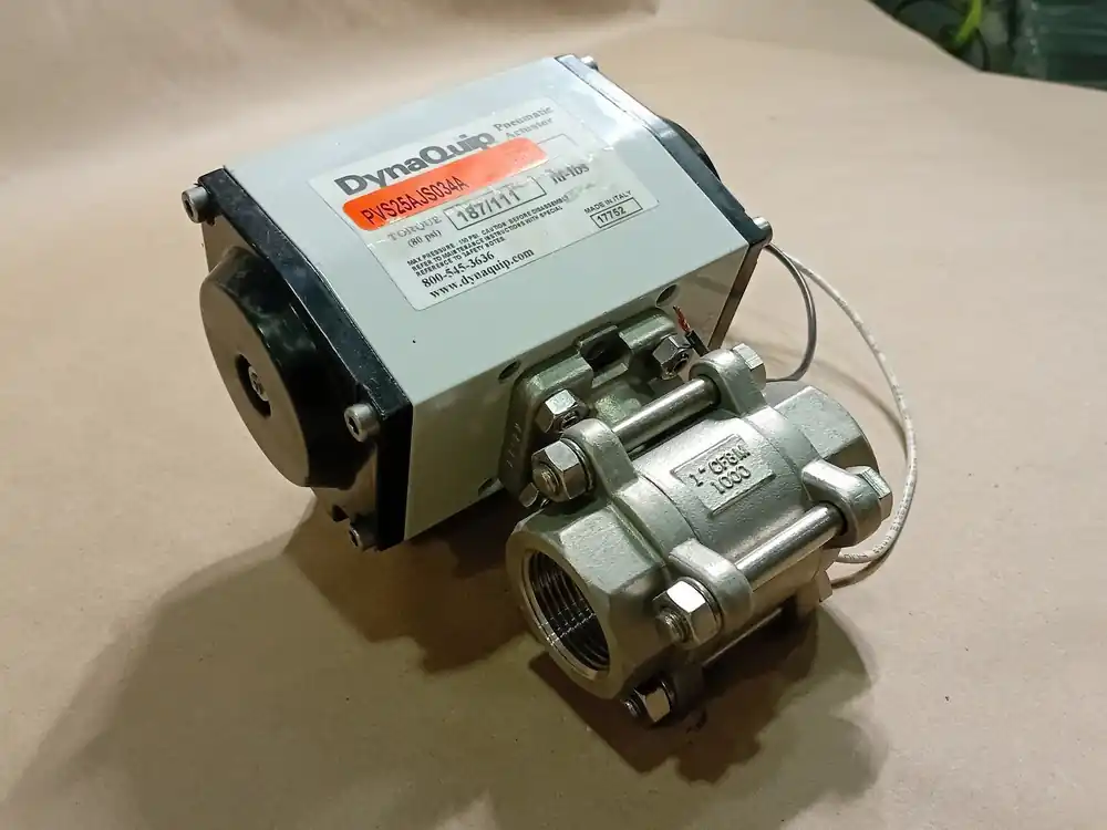 1" Pneumatic Actuated Ball Valve PVS25AJS034A