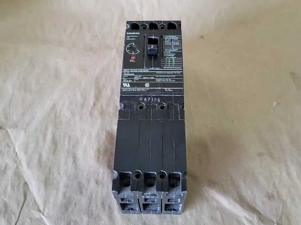 2 Amp, 3 Pole, 600 volts Circuit Breaker CED63A002