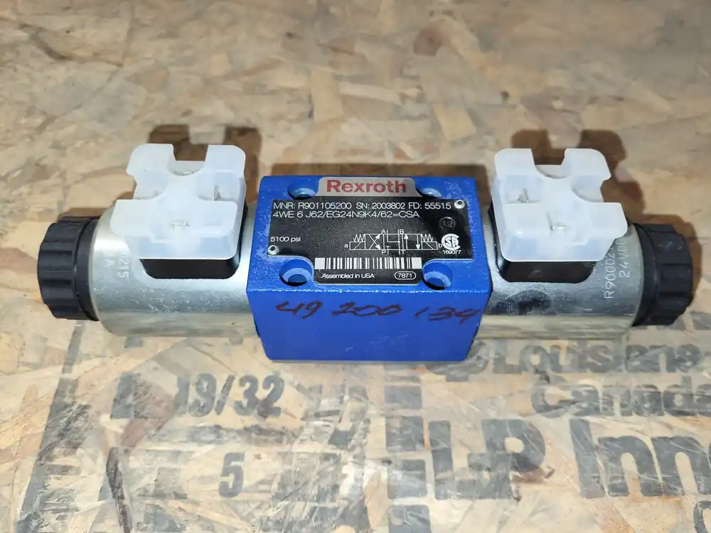 Directional Spool Valve R901105200, 4WE 6 J62/EG24N9K4/62, 5100 PSI