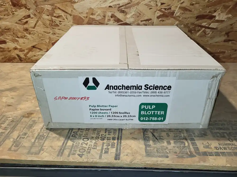 Pulp Blotter Paper CAIWT-BLOT88, 8x8 in, 1200 sheets