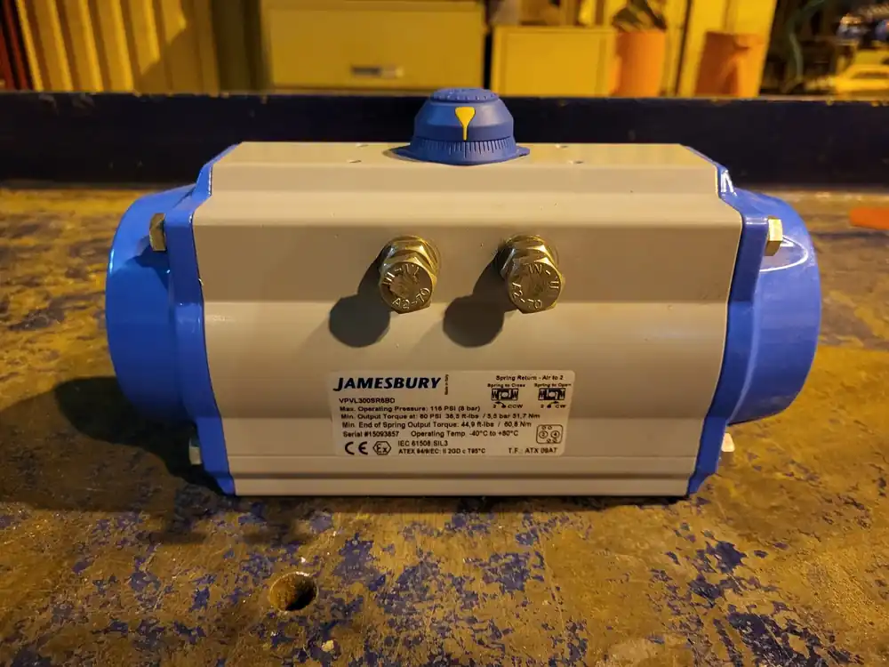 Spring Return Pneumatic Actuator VPVL300SR6BD