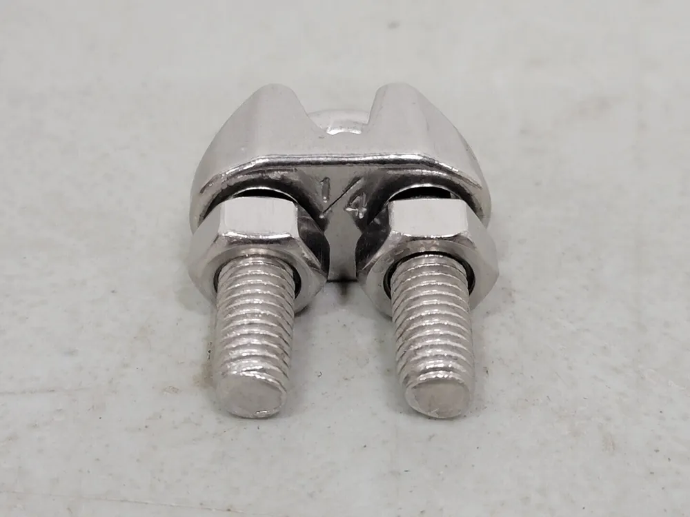 1/4" Stainless Steel Wire Rope Clip (Box of 165)