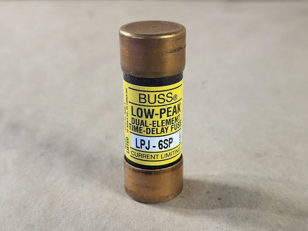 6 Amp 600 Volts Class J Fuse LPJ-6SP (Box of 10)