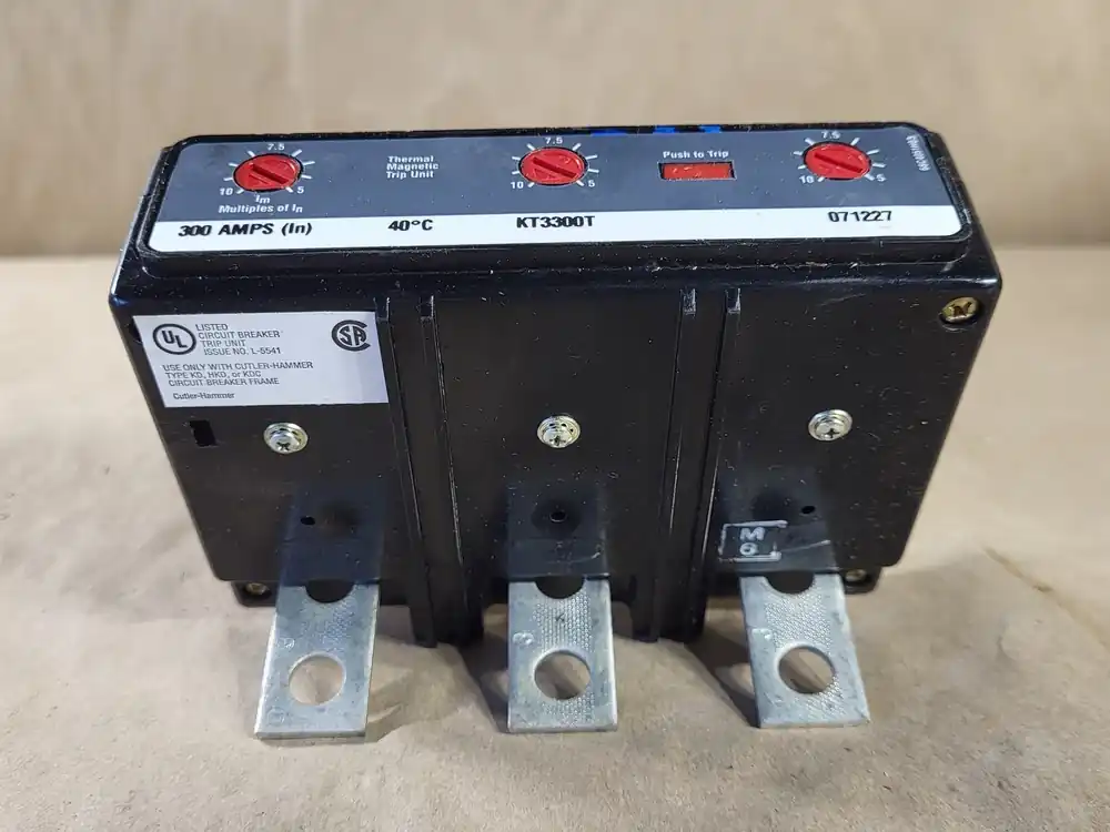 300 Amp 3 Pole Thermal Magnetic Trip Unit KT3300T