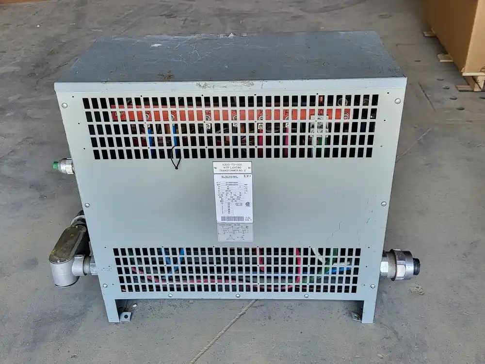 45 kVA Transformer Pri 600 volts, Sec 600Y/346 volts, CDTC0045VVC6XXBA
