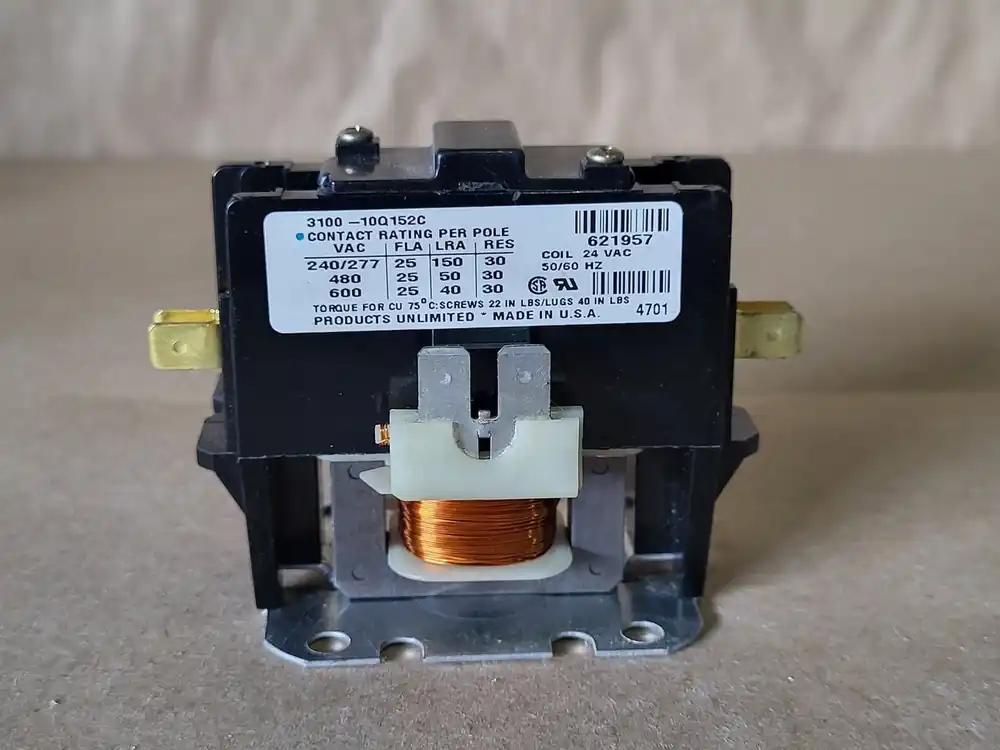 Contactor, 1P, 25 FLA/30A RES 3100-10Q152C 621957