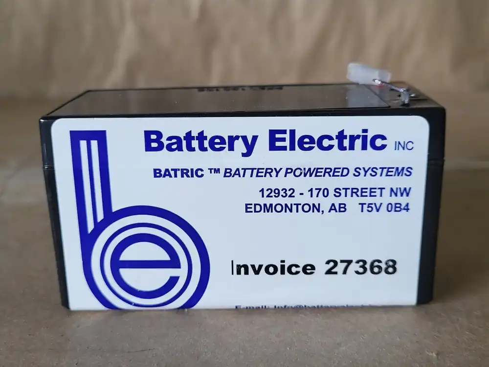 12 Volt 1.2 Ah Sealed Lead Acid Battery PS1.2-12
