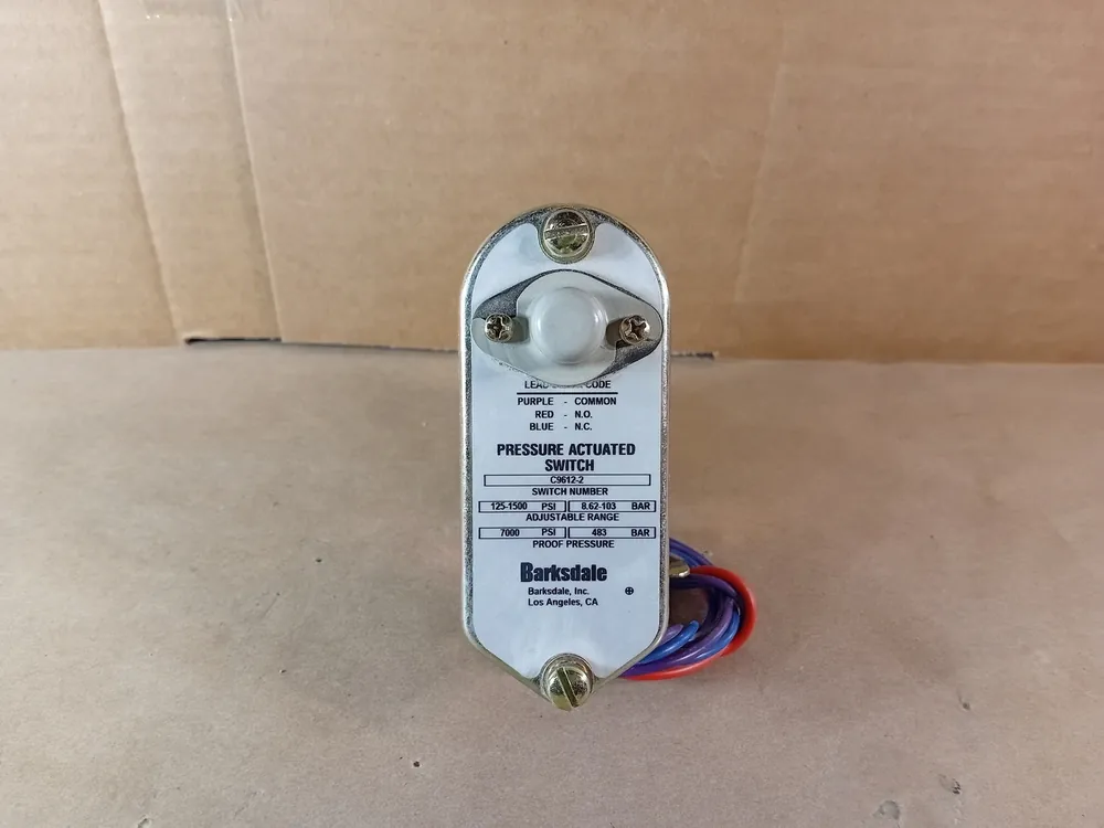 Pressure Actuated Switch C9612-2