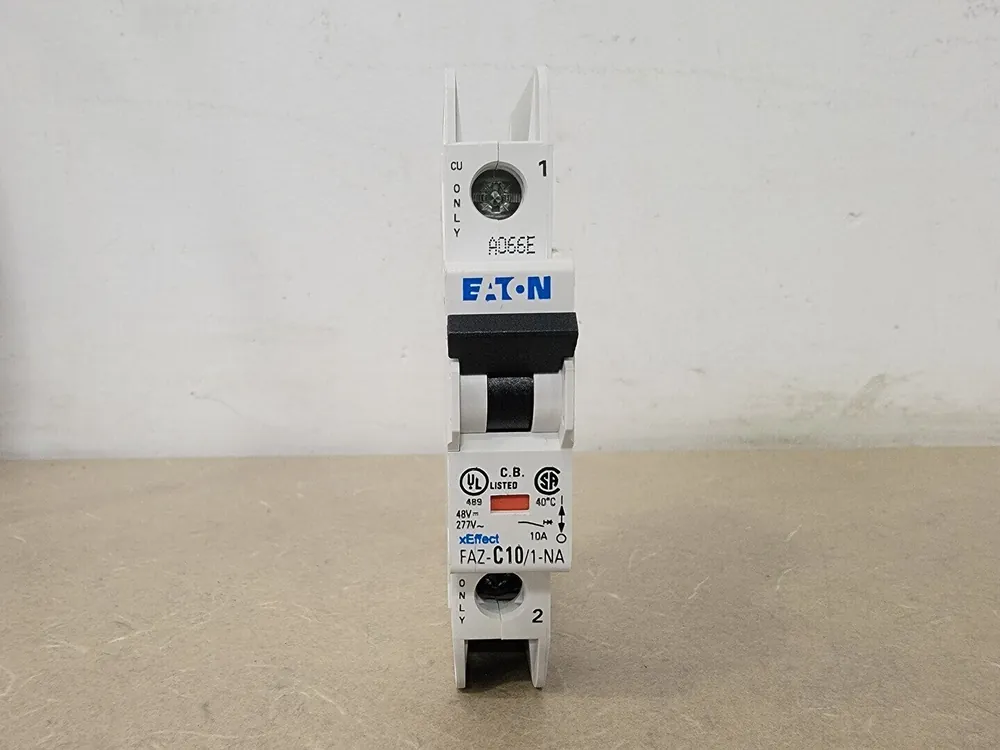 10 Amp 1 Pole 277 Volts Circuit Breaker FAZ-C10/1-NA (Box of 16)