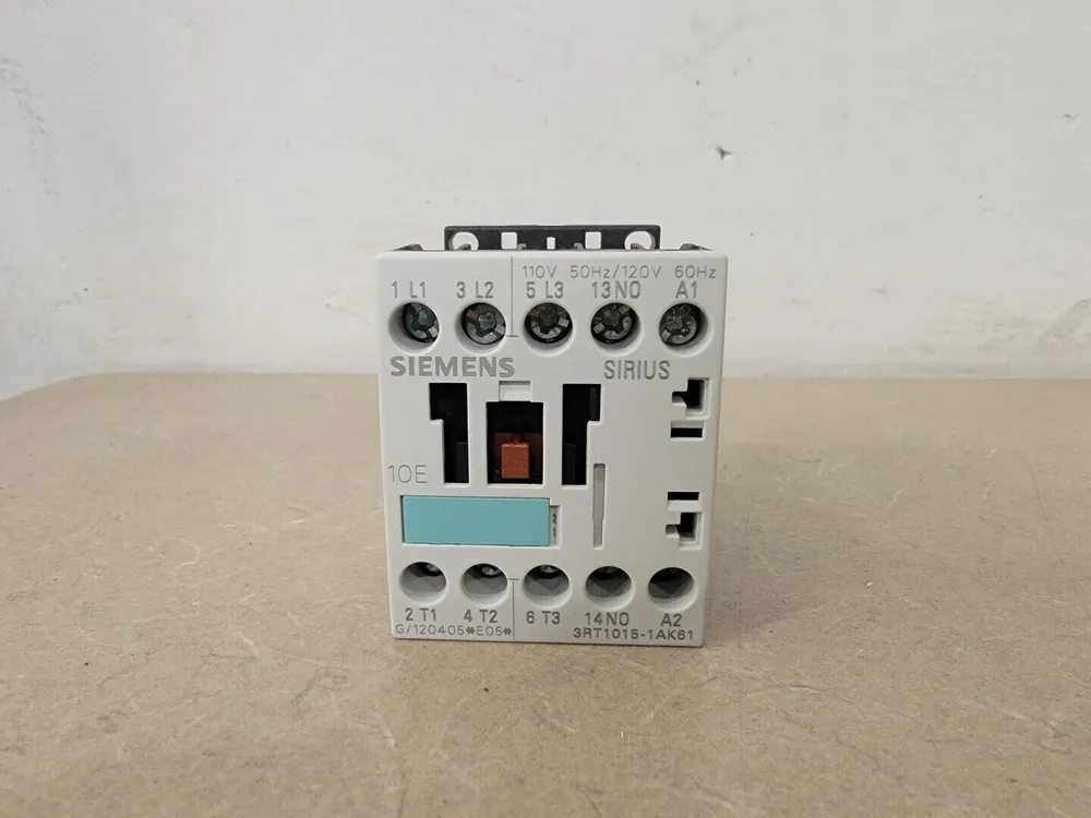 7 Amp, 3-Pole, 1 NO, 400 Volt Contactor 3RT10151AK61