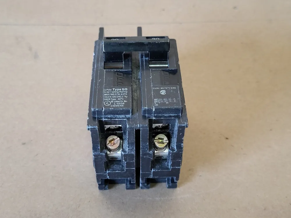 20 Amp, 2 Pole, 120/240 Volts Circuit Breaker BQ2B020