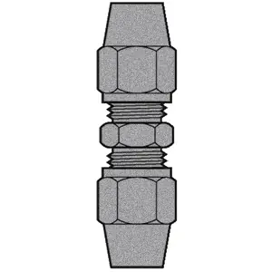 1/4" x 1/4" Air Brake Tube Union