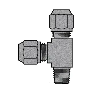 3/8" Air Brake x 1/4" NPTF Male Pipe x 3/8" Air Brake