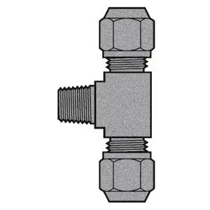 3/8" Air Brake x 3/8" Air Brake x 1/8" NPTF Male Pipe