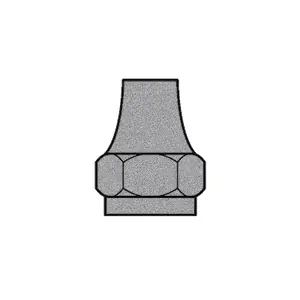 Flare Nut, Long, 1/4" SAE 45°