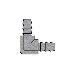 3/8" Hose Mender 90°-Minimum Quantity = 250