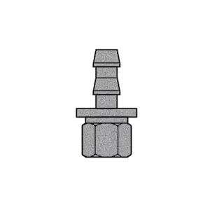 3/8" PUSH-LOCK x 3/8" Inverted Flare Female