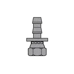 1/4" PUSH-LOCK x 1/4" SAE 45° / JIC 37° Dual Seat Female Swivel