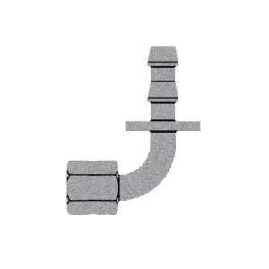 1/2" PUSH-LOCK x 1/2" SAE 45° / JIC Dual-Seat Female Swivel 90°
